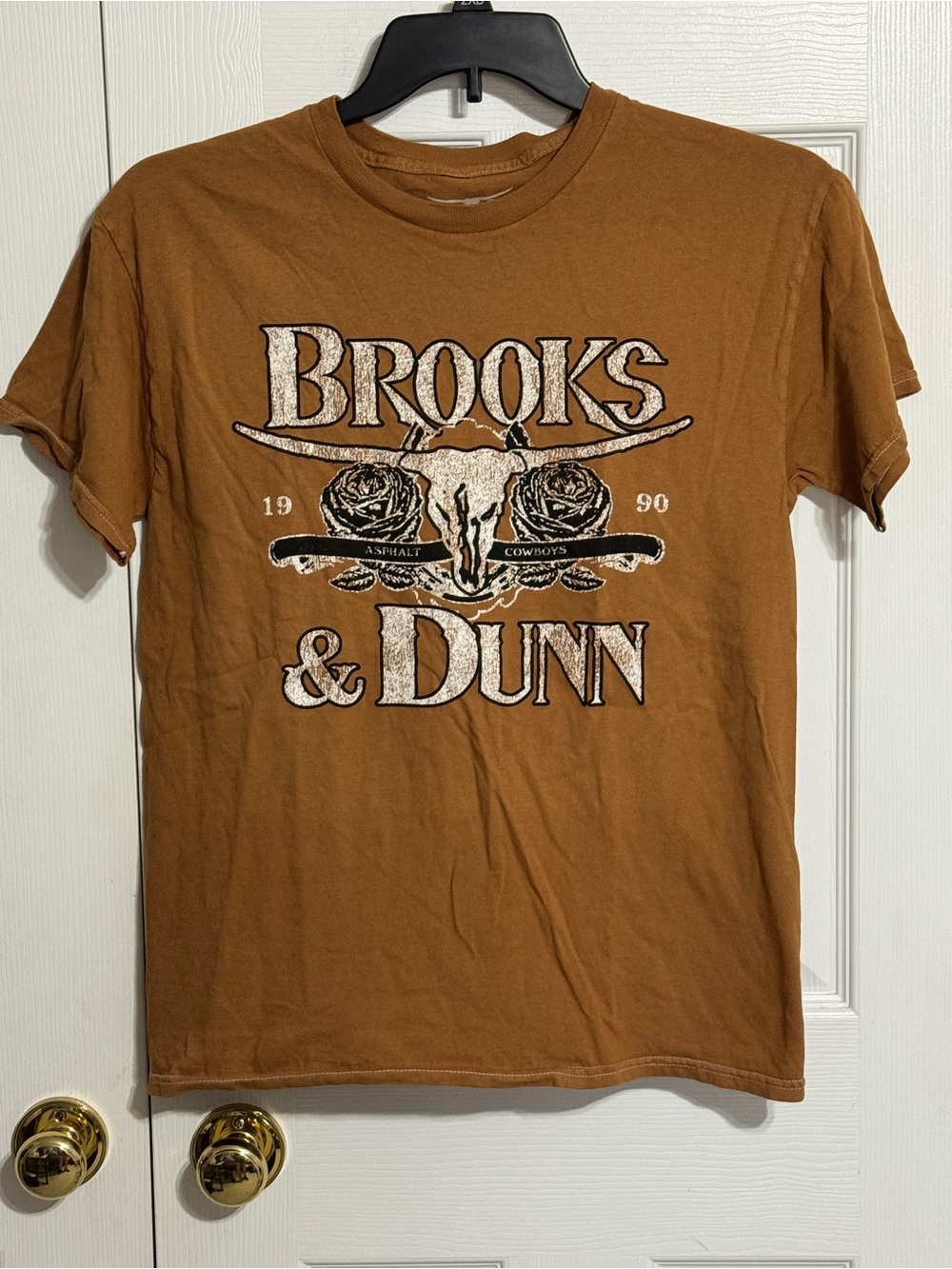 Brooks & Dunn Short Sleeve Graphic Tee in Brown